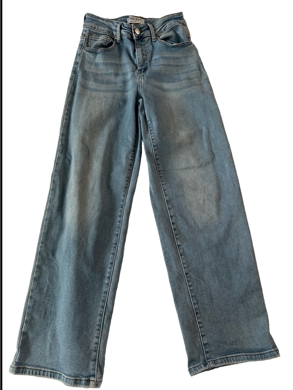 Wax Jean Faded Light Blue Wide-Leg Kids Jeans Size 3/26
